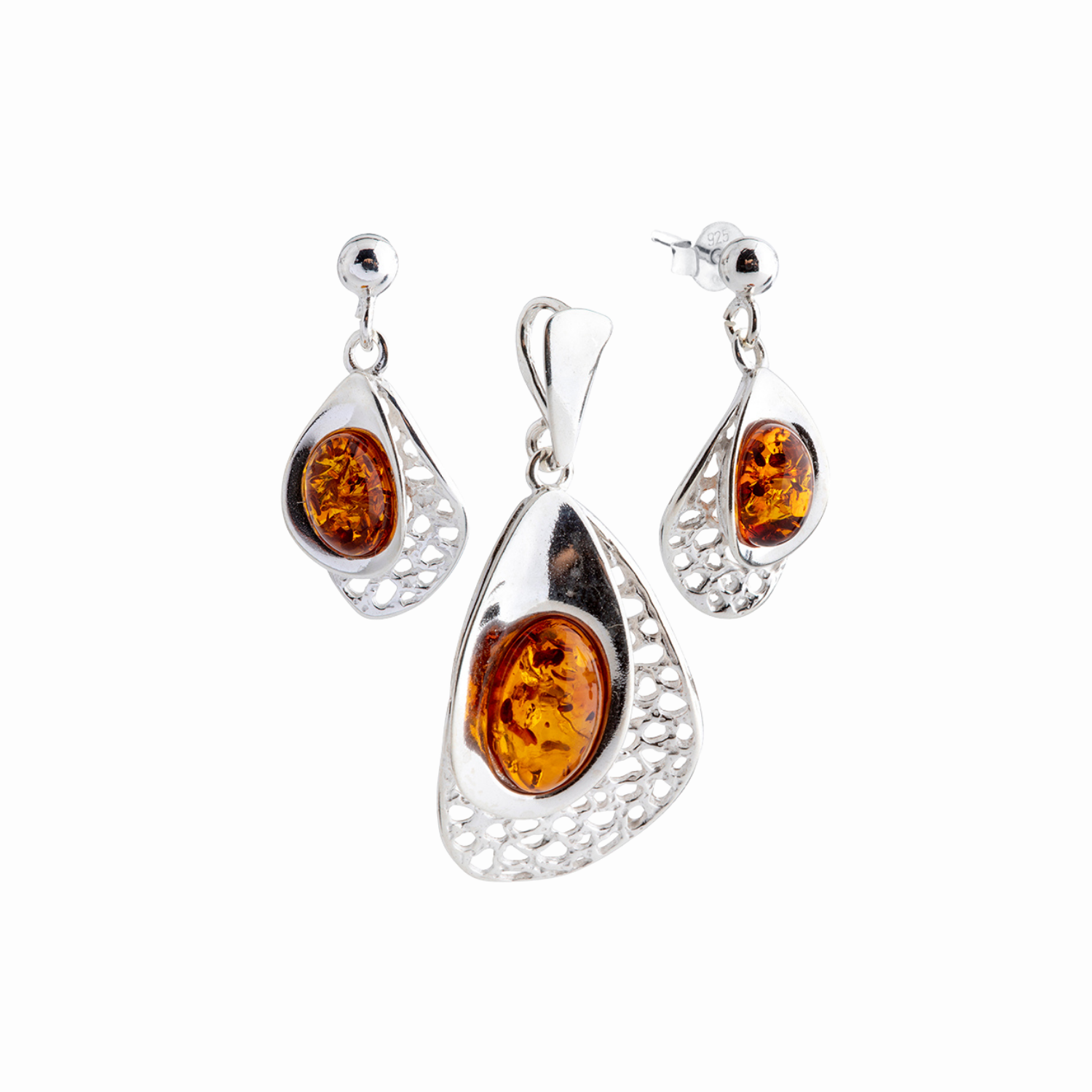 Kehribar Takı Seti Sarıl